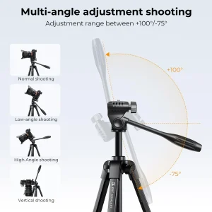 K&F Travel Tripod 1.5m thumb 3