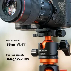 K&F BH-36L Metal Tripod Ball Head thumb 4