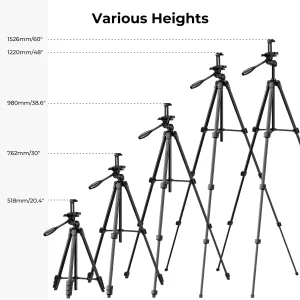 K&F Travel Tripod 1.5m thumb 4