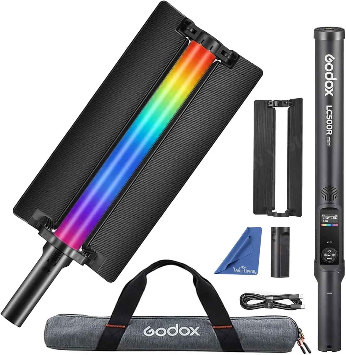 Godox LC500R Mini RGB LED Light Stick 18″