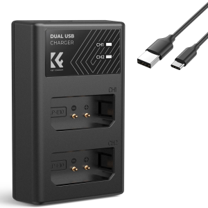 K&F LP-E10 Dual Battery Charger