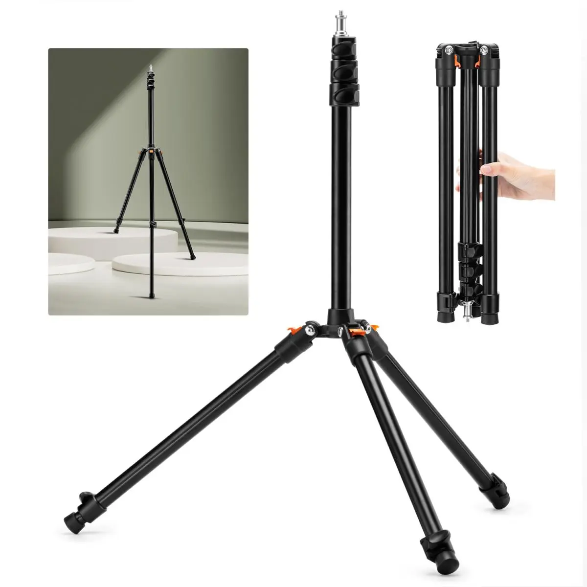 K&F Foldable Light Stands 2.0m