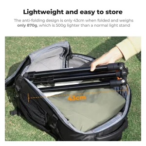 K&F Foldable Light Stands 2.0m thumb 2